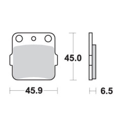 SBS PROMOCJA KLOCKI HAMULCOWE KH084/3 OFF-ROAD SINTER KOLOR ZŁOTY