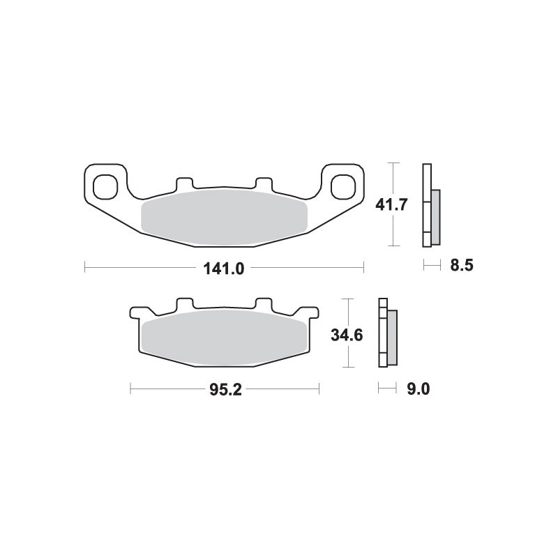 SBS PROMOCJA KLOCKI HAMULCOWE KH129 STREET STANDART CERAMIC KOLOR CZARNY SBS PROMOCJA KLOCKI HAMULCOWE KH129 STREET STANDART CERAMIC KOLOR CZARNY