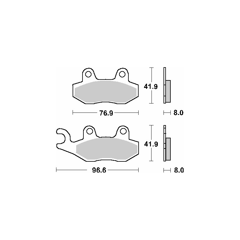 SBS PROMOCJA KLOCKI HAMULCOWE KH135 / KH214 STREET STANDART CERAMIC KOLOR CZARNY SBS PROMOCJA KLOCKI HAMULCOWE KH135 / KH214 STREET STANDART CERAMIC KOLOR CZARNY