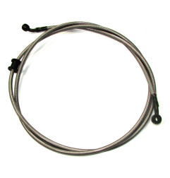 PRZEWÓD HAMULCOWY POWER FORCE W OPLOCIE METALOWYM 200 CM ŚEDNIACA OCZKA 8 MM