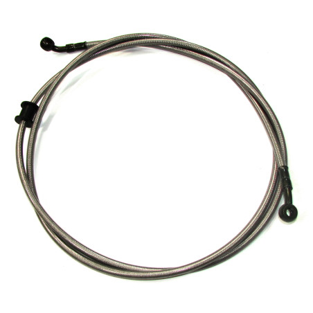 PRZEWÓD HAMULCOWY POWER FORCE W OPLOCIE METALOWYM 200 CM ŚEDNIACA OCZKA 8 MM