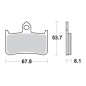 SBS KLOCKI HAMULCOWE KH187 STREET PERFORMANCE (EXCEL) SINTER HONDA RS 250R '91-'92, RVF 400RR '90-'96 KOLOR ZŁOTY SBS KLOCKI HAMULCOWE KH187 STREET PERFORMANCE (EXCEL) SINTER HONDA RS 250R '91-'92, RVF 400RR '90-'96 KOLOR ZŁOTY