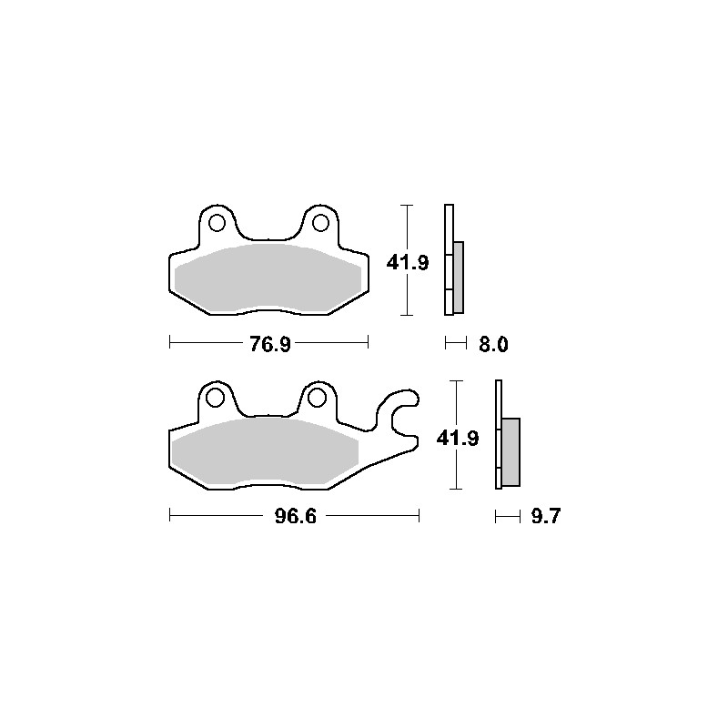 SBS PROMOCJA KLOCKI HAMULCOWE KH165/2 STREET STANDART CERAMIC KOLOR CZARNY SBS PROMOCJA KLOCKI HAMULCOWE KH165/2 STREET STANDART CERAMIC KOLOR CZARNY
