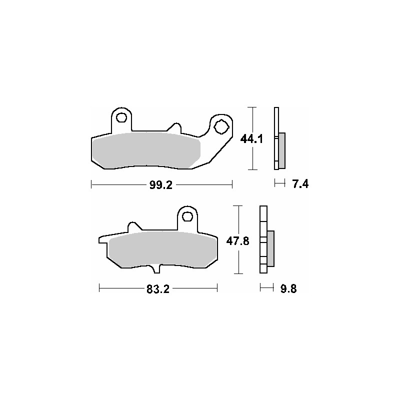 SBS KLOCKI HAMULCOWE KH157 STREET STANDART CERAMIC KOLOR CZARNY PASUJE DO: SUZUKI DR 650/750/800 SBS KLOCKI HAMULCOWE KH157 STREET STANDART CERAMIC KOLOR CZARNY PASUJE DO: SUZUKI DR 650/750/800