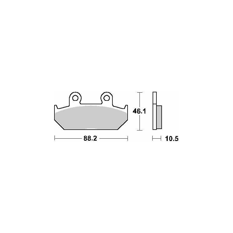 SBS KLOCKI HAMULCOWE KH124/2 STREET STANDART CERAMIC KOLOR CZARNY SBS KLOCKI HAMULCOWE KH124/2 STREET STANDART CERAMIC KOLOR CZARNY