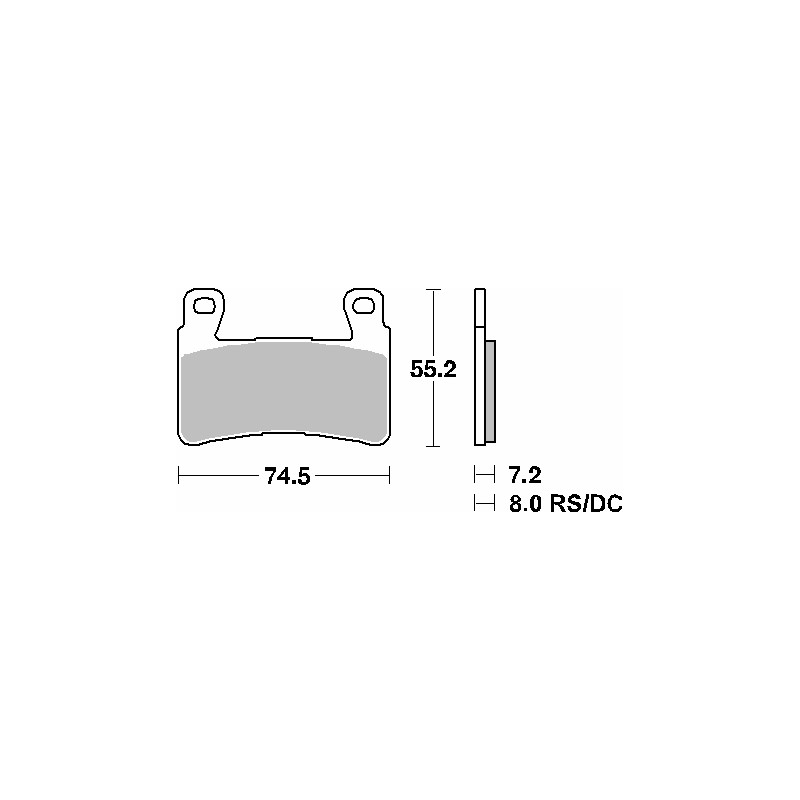 SBS KLOCKI HAMULCOWE KH265 STREET STANDART CERAMIC HONDA CBR 600RR '03-'04 KOLOR CZARNY SBS KLOCKI HAMULCOWE KH265 STREET STANDART CERAMIC HONDA CBR 600RR '03-'04 KOLOR CZARNY