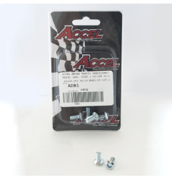 ACCEL ŚRUBY TARCZY HAMULCOWEJ PRZÓD YZ/YZF '90-'14, KX 125/250 '92-'03, RM 80/85/125/250 '93-'14 TYŁ YZ 125/250 '90-'97