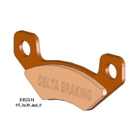 DELTA BRAKING KLOCKI HAMULCOWE KH398 CAN-AM DS 450 '08-'14 TYŁ - ZASTĘPUJĄ DB2131MX-D ORAZ DB2131QD-D