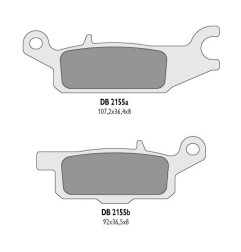 DELTA BRAKING KLOCKI HAMULCOWE KH443 YAMAHA YFM 550 GRIZZLY '11-14
