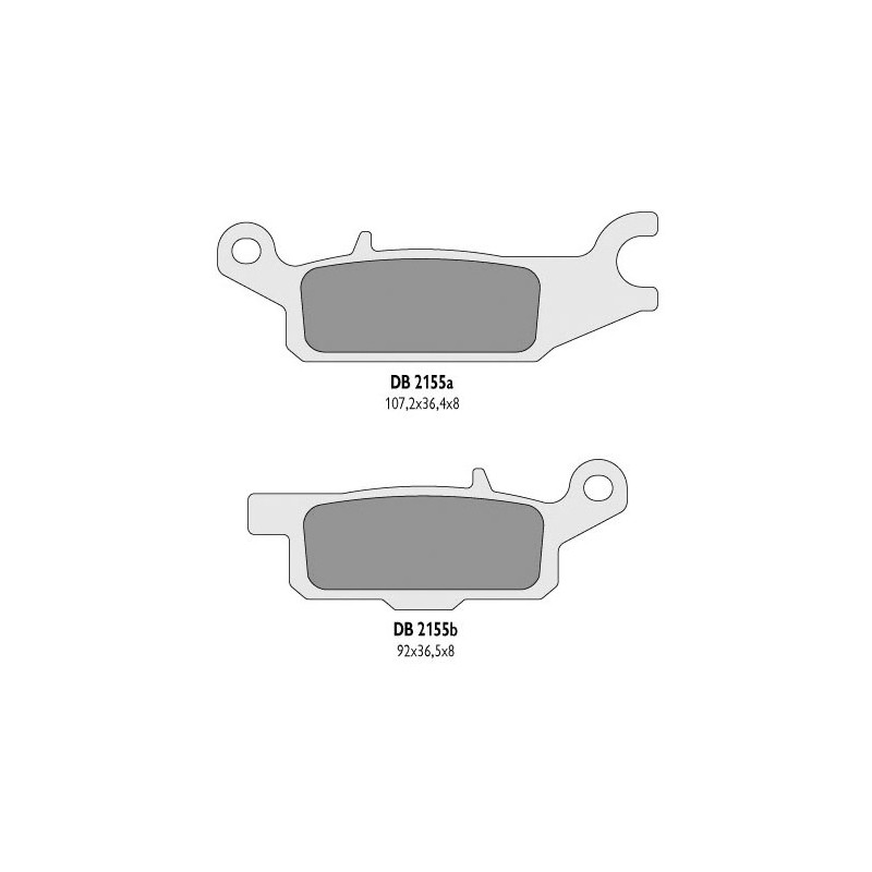 DELTA BRAKING KLOCKI HAMULCOWE KH443 YAMAHA YFM 550 GRIZZLY '11-14 DELTA BRAKING KLOCKI HAMULCOWE KH443 YAMAHA YFM 550 GRIZZLY '11-14