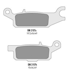 DELTA BRAKING KLOCKI HAMULCOWE KH445 YAMAHA YFM 550 GRIZZLY '11-14
