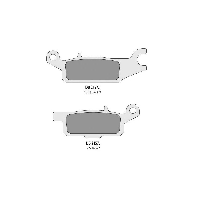 DELTA BRAKING KLOCKI HAMULCOWE KH445 YAMAHA YFM 550 GRIZZLY '11-14