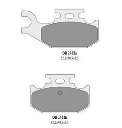 DELTA BRAKING KLOCKI HAMULCOWE KH428 YAMAHA YFM 700 RAPTOR TYŁ - ZASTĘPUJĄ DB2372OR-D