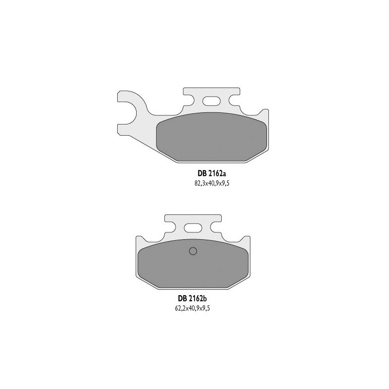 DELTA BRAKING KLOCKI HAMULCOWE KH428 YAMAHA YFM 700 RAPTOR TYŁ - ZASTĘPUJĄ DB2372OR-D