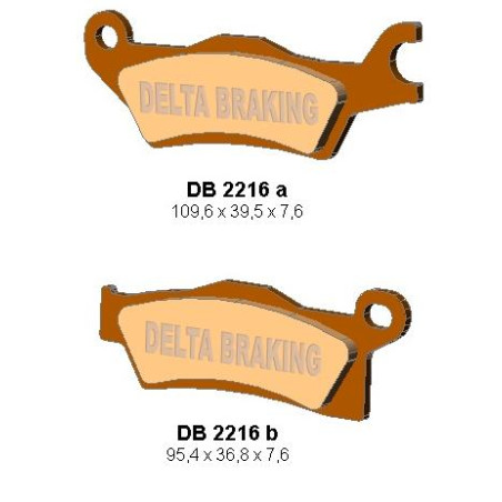 DELTA BRAKING KLOCKI HAMULCOWE KH618 CAN-AM OUTLANDER 800/1000 '12