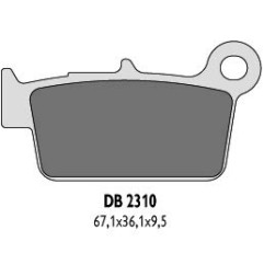 DELTA BRAKING KLOCKI HAMULCOWE KH367 TYŁ KXF/RMZ/YZ/YZF - ZASTĘPUJĄ DB2310MX-D, DB2310QD-D ORAZ DB2310OR-N