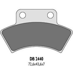 DELTA BRAKING KLOCKI HAMULCOWE KH232 QUADZILLA, POLARIS TYŁ - ZASTĘPUJĄ DB2440MX-D ORAZ DB2440QD-D