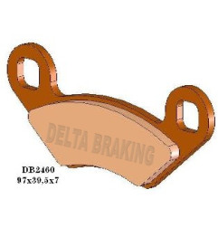 DELTA BRAKING KLOCKI HAMULCOWE KH159 POLARIS - ZASTĘPUJĄ DB2460MX-D ORAZ DB2460QD-D