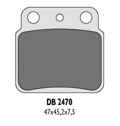 DELTA BRAKING KLOCKI HAMULCOWE KH137 LTZ400 / LTR450 TYŁ - ZASTĘPUJĄ DB2470MX-D ORAZ DB2470QD-D