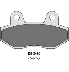 DELTA BRAKING KLOCKI HAMULCOWE KH86 - ZASTĘPUJĄ DB2480MX-D ORAZ DB2480QD-D
