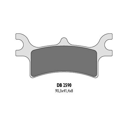 DELTA BRAKING KLOCKI HAMULCOWE KH314 POLARIS TYŁ - ZASTĘPUJĄ DB2590MX-D ORAZ DB2590QD-D