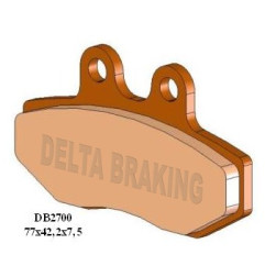 DELTA BRAKING KLOCKI HAMULCOWE KH167 - ZASTĘPUJĄ DB2700MX-D ORAZ DB2700QD-D