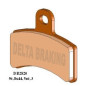 DELTA BRAKING KLOCKI HAMULCOWE KH291 GAS GAS - ZASTĘPUJĄ DB2820MX-D DELTA BRAKING KLOCKI HAMULCOWE KH291 GAS GAS - ZASTĘPUJĄ DB2820MX-D