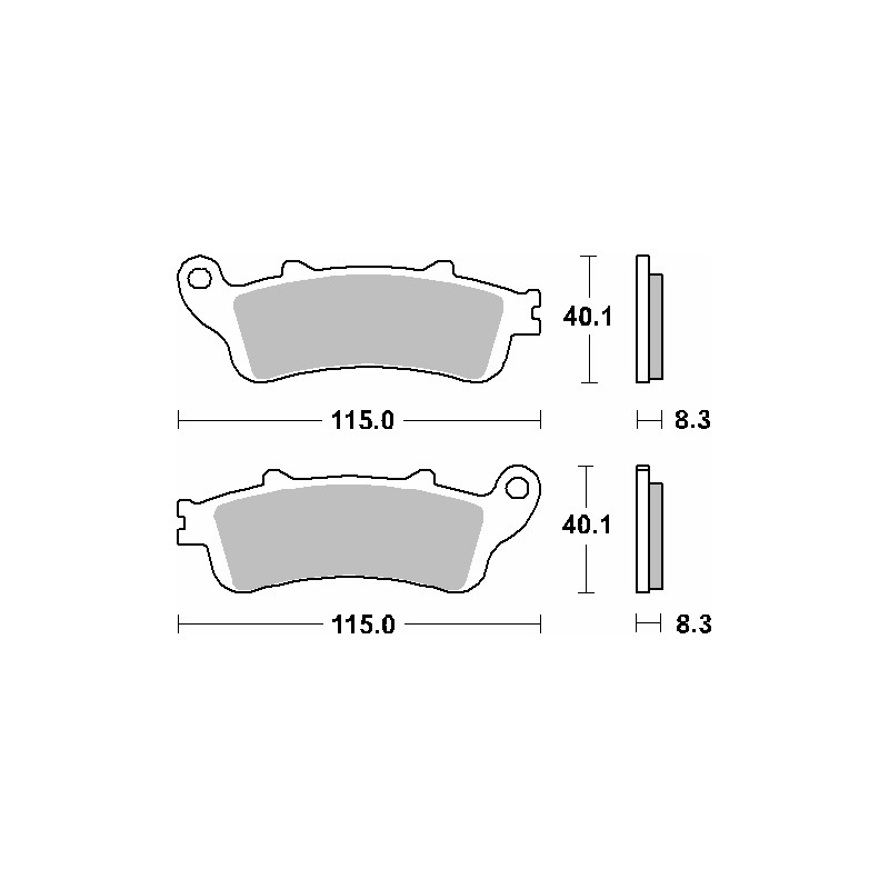 SBS PROMOCJA KLOCKI HAMULCOWE KH261 / KH281 STREET STANDART CERAMIC KOLOR CZARNY PASUJE DO: HONDA FES 250 FORESEIGHT SBS PROMOCJA KLOCKI HAMULCOWE KH261 / KH281 STREET STANDART CERAMIC KOLOR CZARNY PASUJE DO: HONDA FES 250 FORESEIGHT