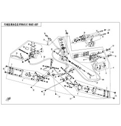 Przewód hamulcowy cfmoto 500 625 9010-080150