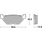 SBS PROMOCJA KLOCKI HAMULCOWE KH319 STREET STANDART CERAMIC KOLOR CZARNY PASUJE DO: YAMAHA XP500/530, T-MAX TYŁ SBS PROMOCJA KLOCKI HAMULCOWE KH319 STREET STANDART CERAMIC KOLOR CZARNY PASUJE DO: YAMAHA XP500/530, T-MAX TYŁ