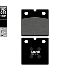 GALFER KLOCKI HAMULCOWE KH077 PÓŁMETALICZNE