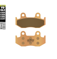 GALFER KLOCKI HAMULCOWE KH092 / KH323 SPIEK METALICZNY (ZŁOTE) ATV (GRUBOŚĆ 7,2MM)
