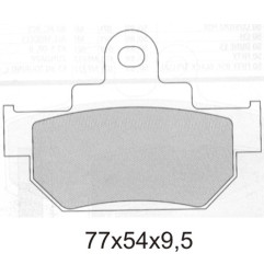 GALFER KLOCKI HAMULCOWE KH106/2 SPIEK METALICZNY (ZŁOTE) WYPRZEDAŻ (GRUBOŚĆ 9,5MM)