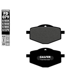 GALFER KLOCKI HAMULCOWE KH101 PÓŁMETALICZNE (OFERTA SPECJALNA) WYPRZEDAŻ