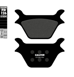 GALFER KLOCKI HAMULCOWE KH200 PÓŁMETALICZNE HARLEY DAVIDSON