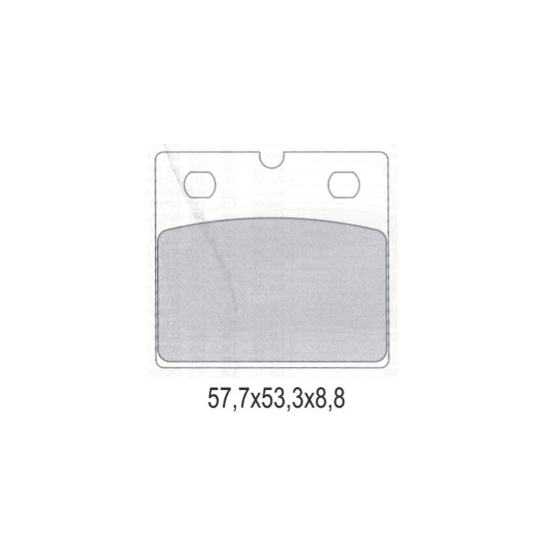 GALFER KLOCKI HAMULCOWE KH171 PÓŁMETALICZNE (OFERTA SPECJALNA) WYPRZEDAŻ