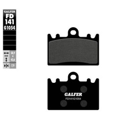 GALFER KLOCKI HAMULCOWE KH180 PÓŁMETALICZNE (OFERTA SPECJALNA) WYPRZEDAŻ