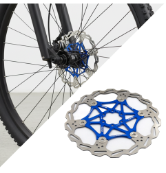 Pływająca tarcza hamulcowa 203 mm WAKE MTB niebieska