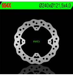 NG TARCZA HAMULCOWA TYŁ HONDA CR 125/250 '02-07, CRF 250/450R '04-'21 (240X121,5X4) WAVE