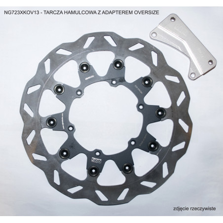 NG TARCZA HAMULCOWA PRZÓD Z ADAPTEREM OVERSIZE YAMAHA YZ 125 '00-'12,YZF 450 '03-'04, WRF 426/450 '03-'17