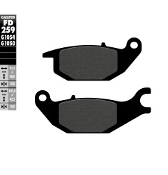 GALFER KLOCKI HAMULCOWE KH343 PÓŁMETALICZNE HONDA CBR 125 '04-'10, XL 125V VARADERO '01-'11 (TYŁ)