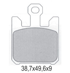 GALFER KLOCKI HAMULCOWE KH369/4 PÓŁMETALICZNE (OFERTA SPECJALNA) WYPRZEDAŻ