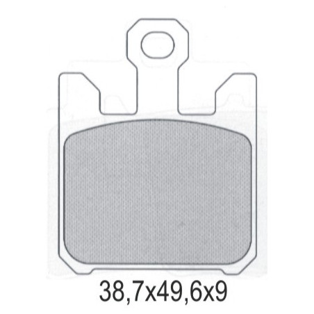 GALFER KLOCKI HAMULCOWE KH369/4 PÓŁMETALICZNE (OFERTA SPECJALNA) WYPRZEDAŻ