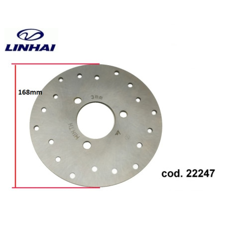 Tylna tarcza hamulcowa linhai 260 300 400 22247