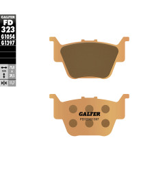 GALFER KLOCKI HAMULCOWE KH373 SPIEK METALICZNY (ZŁOTE) ATV TYŁ HONDA TRX 420 '09-,TRX 450R '04-'05, TRX 680 RINCON '03