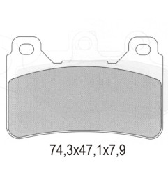 GALFER KLOCKI HAMULCOWE KH390 PÓŁMETALICZNE HONDA CBR 600/1000RR PRZÓD (OFERTA SPECJALNA) WYCOFANE Z OFERTY