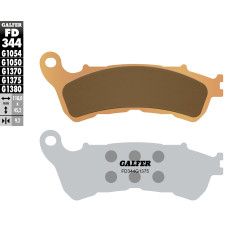 GALFER KLOCKI HAMULCOWE KH388 SPIEK METALICZNY SPORT, PRZÓD HONDA CBF/CB/DN-01/GL 1800/NC 700/XL 1000V/XL 700V/VFR 800