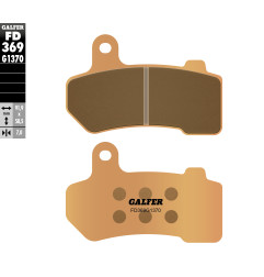 GALFER KLOCKI HAMULCOWE KH409 SPIEK METALICZNY (ZŁOTE) STREET HARLEY DAVIDSON