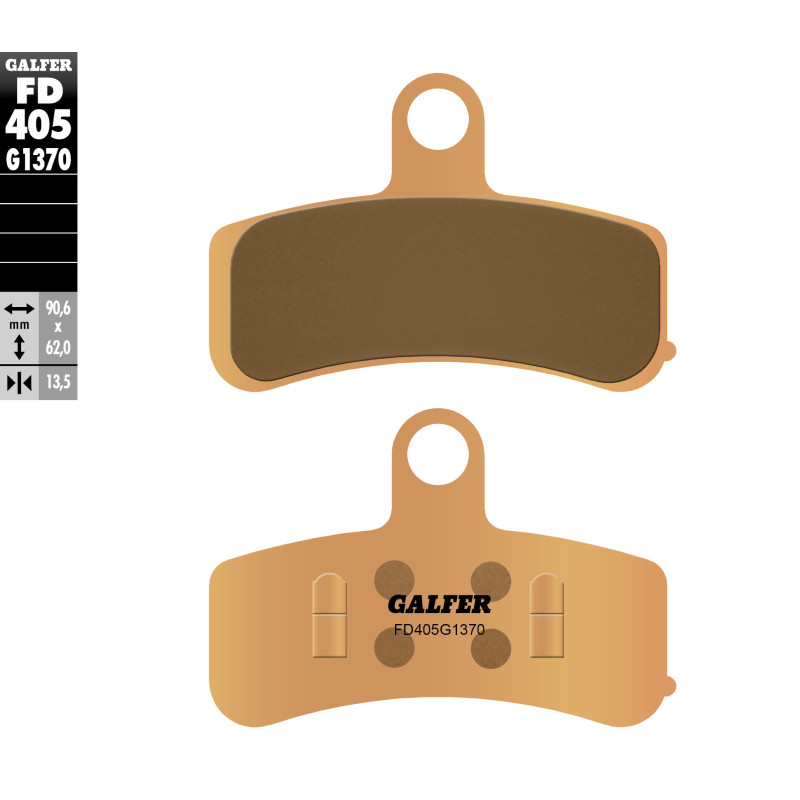 GALFER KLOCKI HAMULCOWE KH457 SPIEK METALICZNY (ZŁOTE) STREET HARLEY DAVIDSON GALFER KLOCKI HAMULCOWE KH457 SPIEK METALICZNY (ZŁOTE) STREET HARLEY DAVIDSON