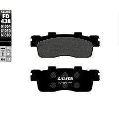 GALFER KLOCKI HAMULCOWE KH498 PÓŁMETALICZNE